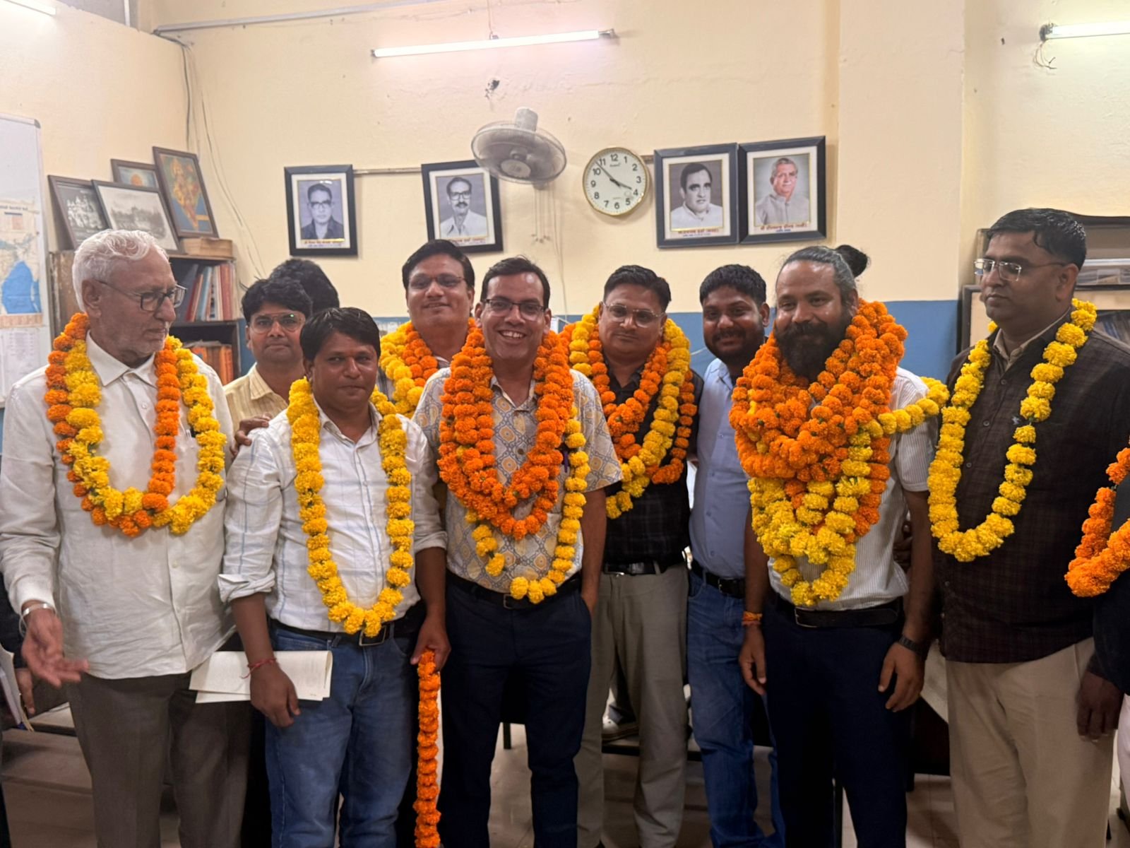 नगर निगम जयपुर कर्मचारी फेडरेशन की नई टीम घोषित, मौजी शंकर सैनी अध्यक्ष बने