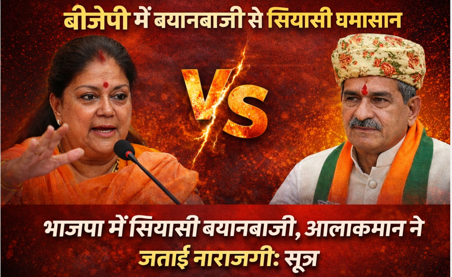 BJP में बयान बंब, आलाकमान ने दिखाई सख्ती - सूत्र