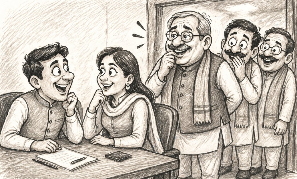 पार्टी के प्रदेश कार्यालय में ड्रेस पर मजाक पड़ा भारी, बड़े नेताजी पड़ गए संकट में..