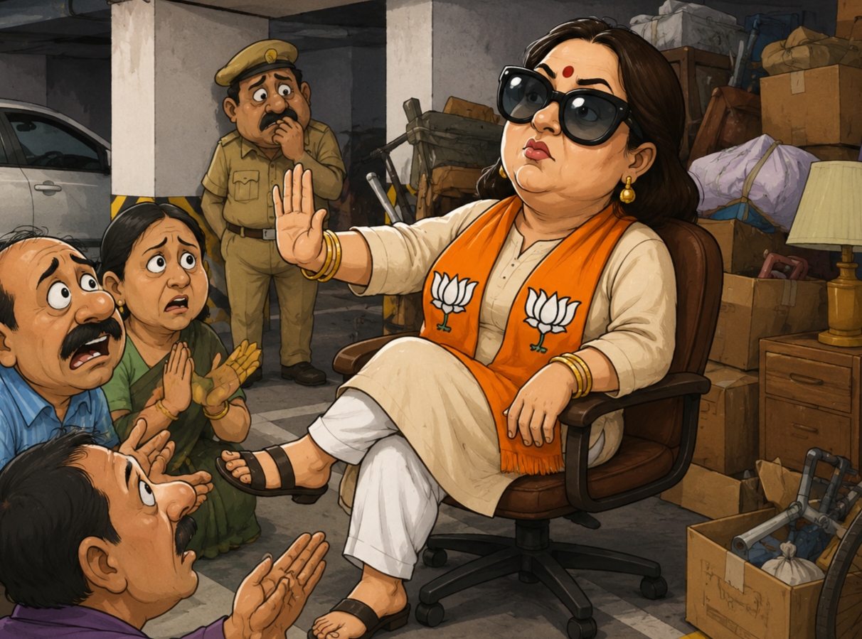 “जब सैया भए कोतवाल…”: पार्किंग विवाद से फिर घिरी BJP की महिला नेत्री , रसूख के दम पर पड़ोसियों को परेशान करने के आरोप