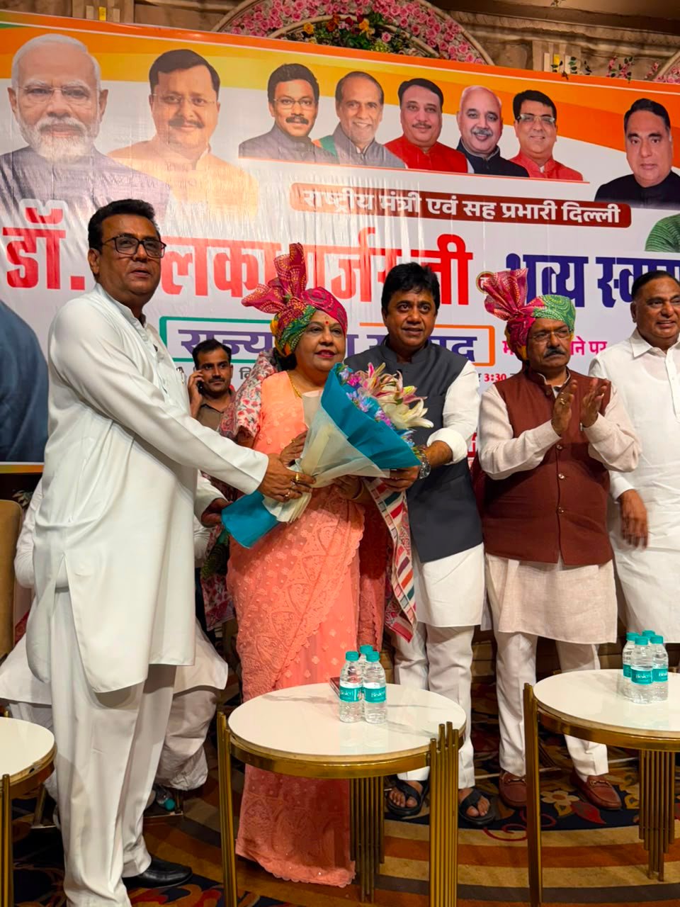 दिल्ली भाजपा ओबीसी मोर्चा ने राज्यसभा सांसद डॉ. अलका गुर्जर का किया भव्य स्वागत