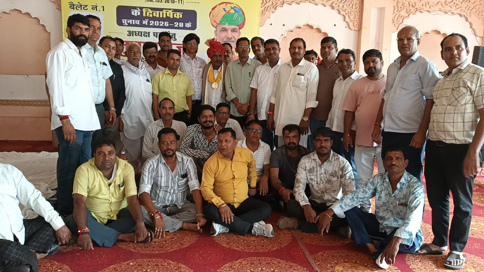 जयपुर हलवाई कैटरर्स कल्याण समिति चुनाव में सरगर्मी तेज, हनुमान गुर्जर ने भरा नामांकन